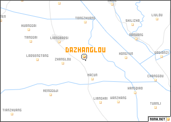 map of Dazhanglou