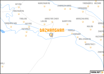 map of Dazhangwan