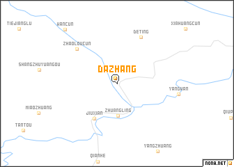 map of Dazhang