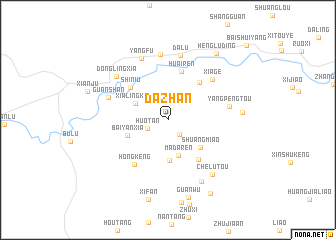 map of Dazhan