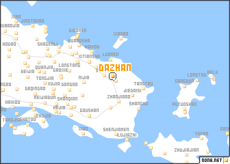 map of Dazhan