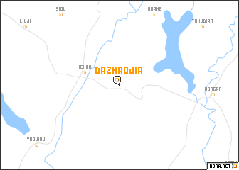 map of Dazhaojia