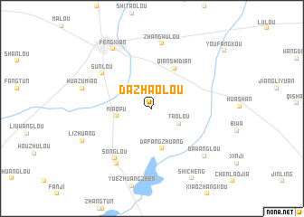 map of Dazhaolou