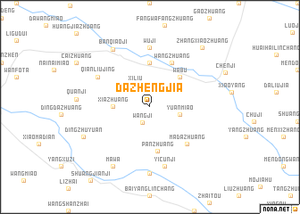 map of Dazhengjia