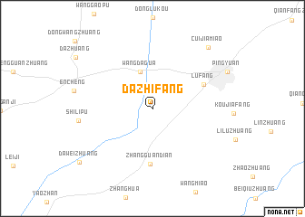 map of Dazhifang