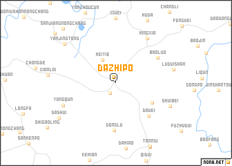 map of Dazhipo