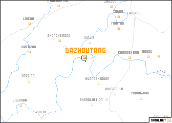 map of Dazhoutang