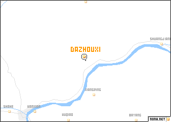 map of Dazhouxi