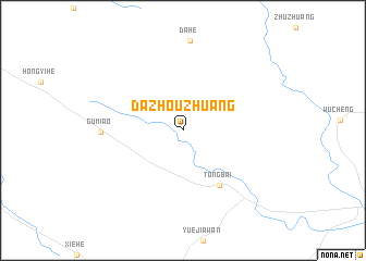 map of Dazhouzhuang