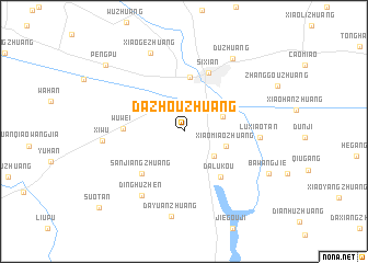 map of Dazhouzhuang