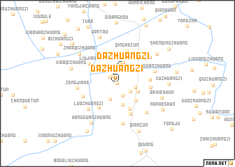 map of Dazhuangzi