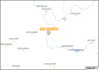 map of Dazhuang