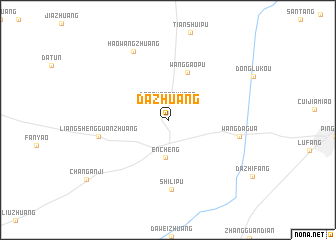 map of Dazhuang