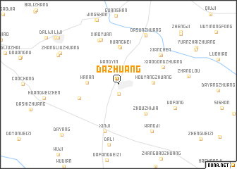 map of Dazhuang