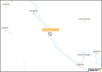 map of Dazhuhe