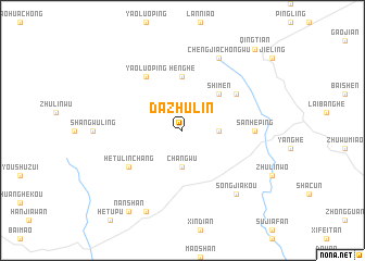 map of Dazhulin