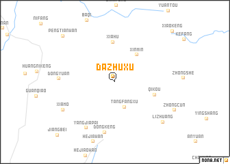 map of Dazhuxu