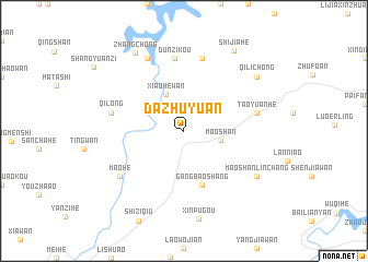 map of Dazhuyuan