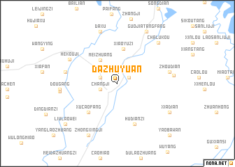 map of Dazhuyuan