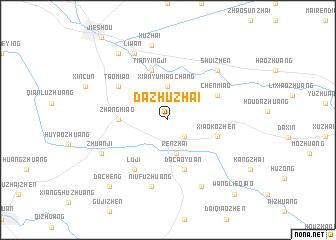 map of Dazhuzhai