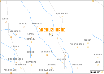 map of Dazhuzhuang