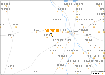 map of Dazigau