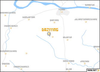 map of Daziying