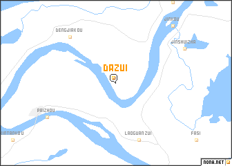 map of Dazui
