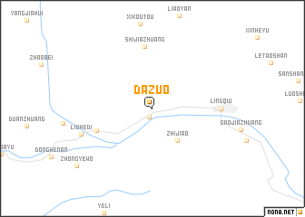 map of Dazuo
