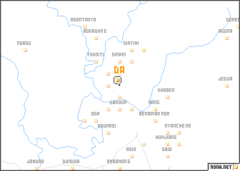 map of Da