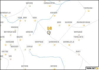 map of Da