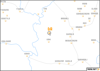 map of Da
