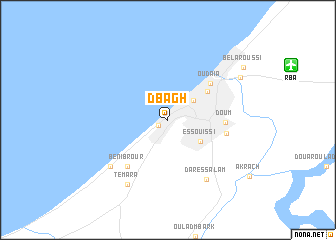 map of Dbagh