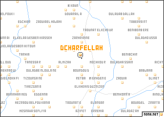 map of Dchar Fellah