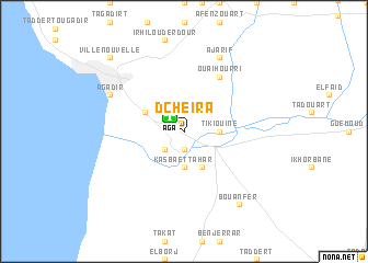 map of Dcheïra