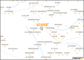 map of Dchira