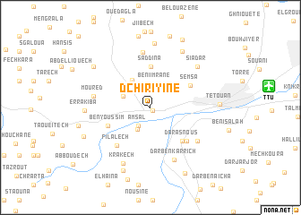 map of Dchiriyine