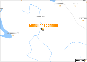 map of Deadmans Corner