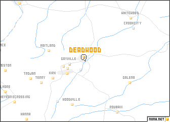 map of Deadwood