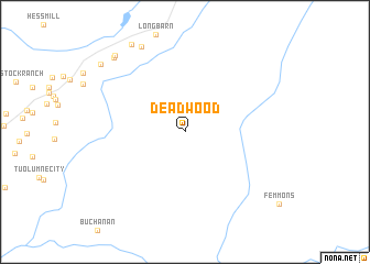 map of Deadwood