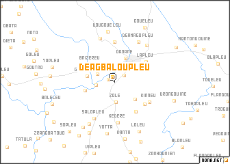 map of Deagbaloupleu