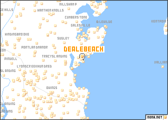 map of Deale Beach