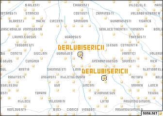 map of Dealu Bisericii
