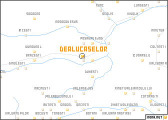 map of Dealu Caselor