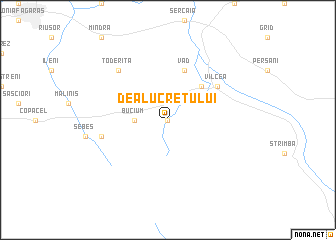 map of Dealu Creţului