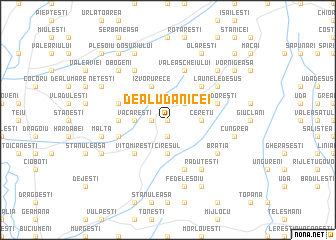 map of Dealu Dănicei