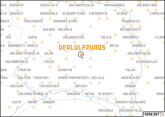 map of Dealul Frumos