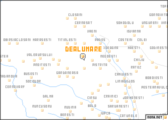 map of Dealu Mare