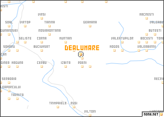 map of Dealu Mare