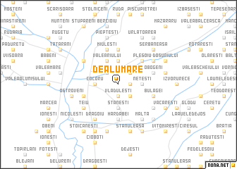 map of Dealu Mare